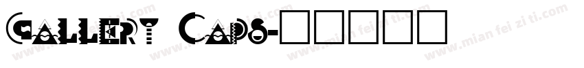 Gallery Caps字体转换